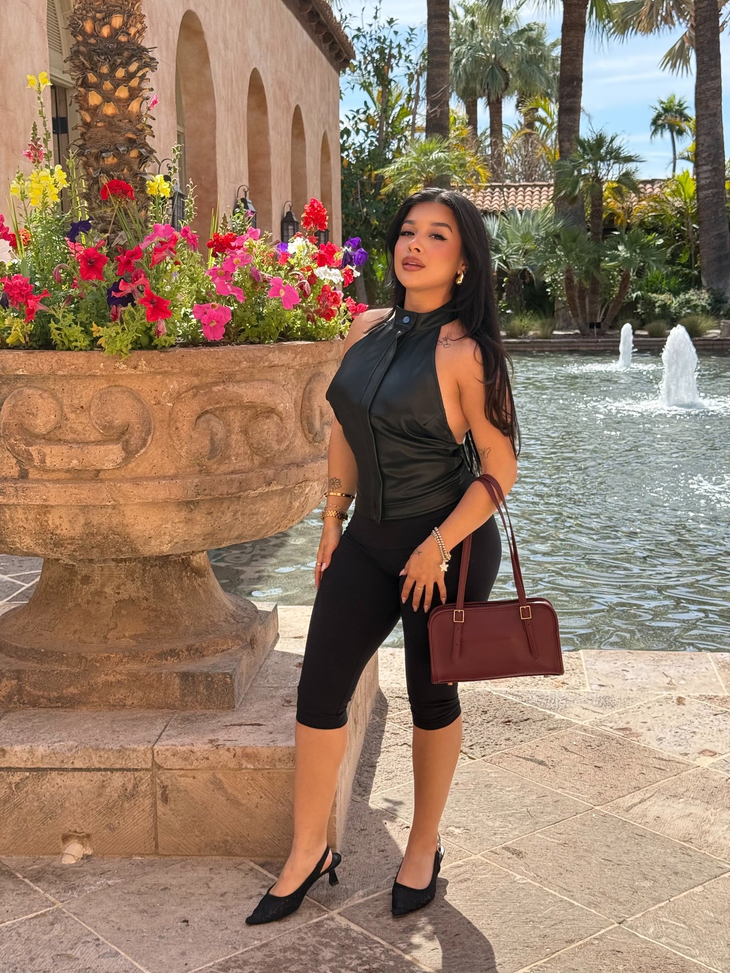 In Your Wildest Dreams Black Halter Top