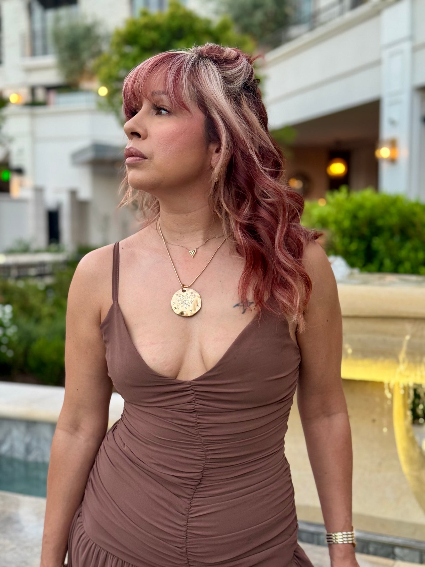 Stardust Medallion Necklace