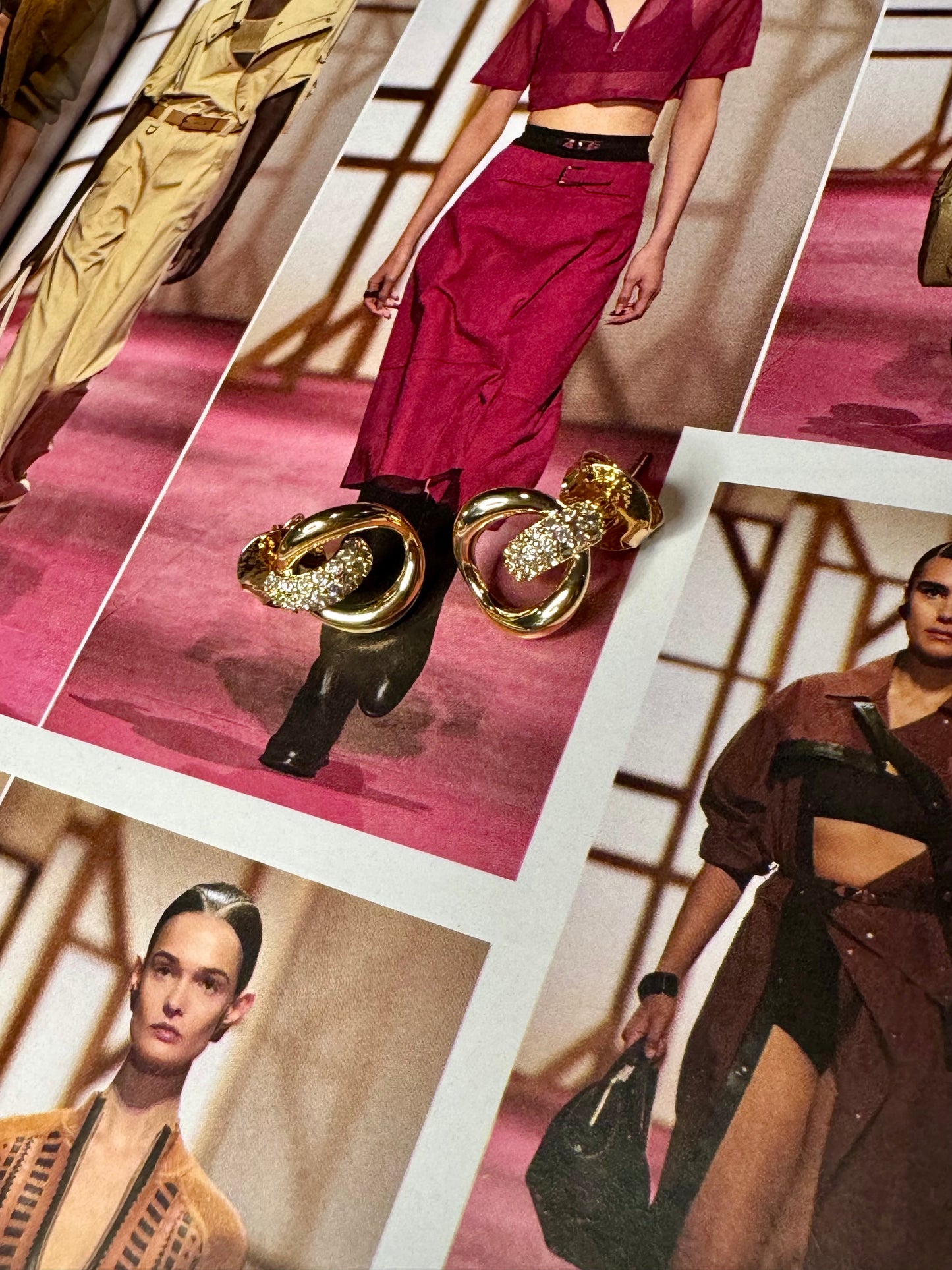 Ella Brilla Rhinestone Circle Studs