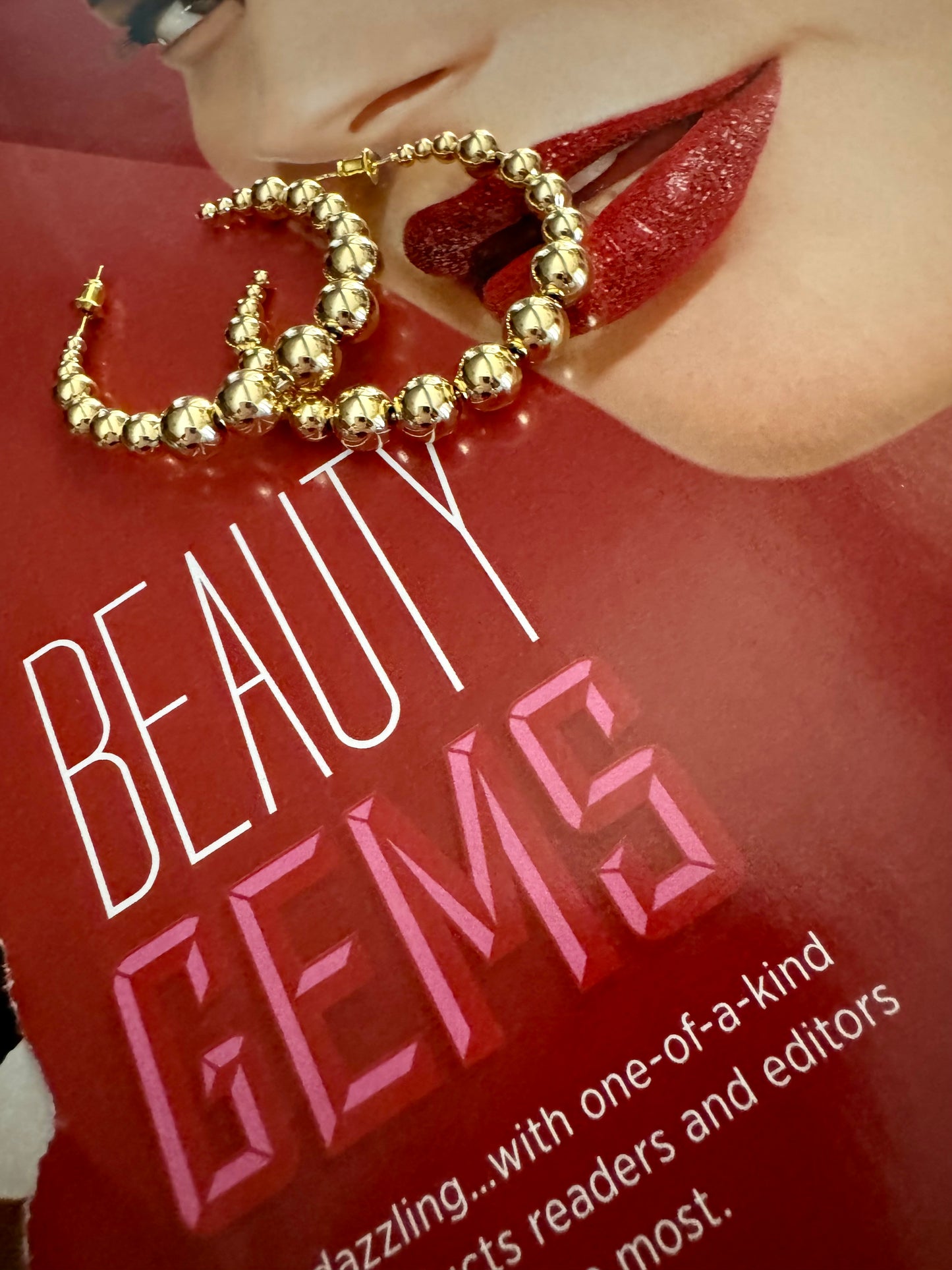 Bubbly Hoop Earrings