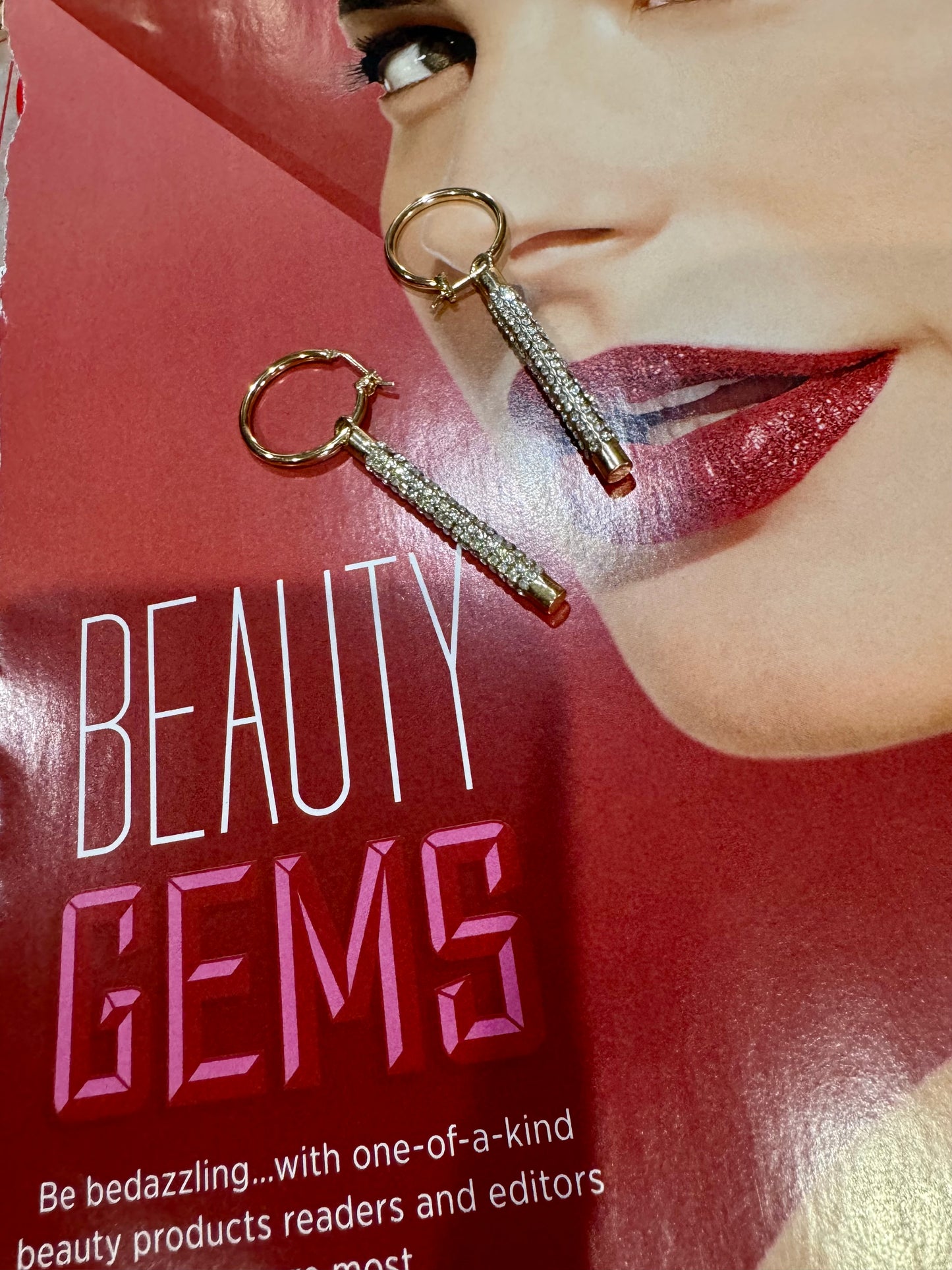 “Shine with Me” Small Hoop