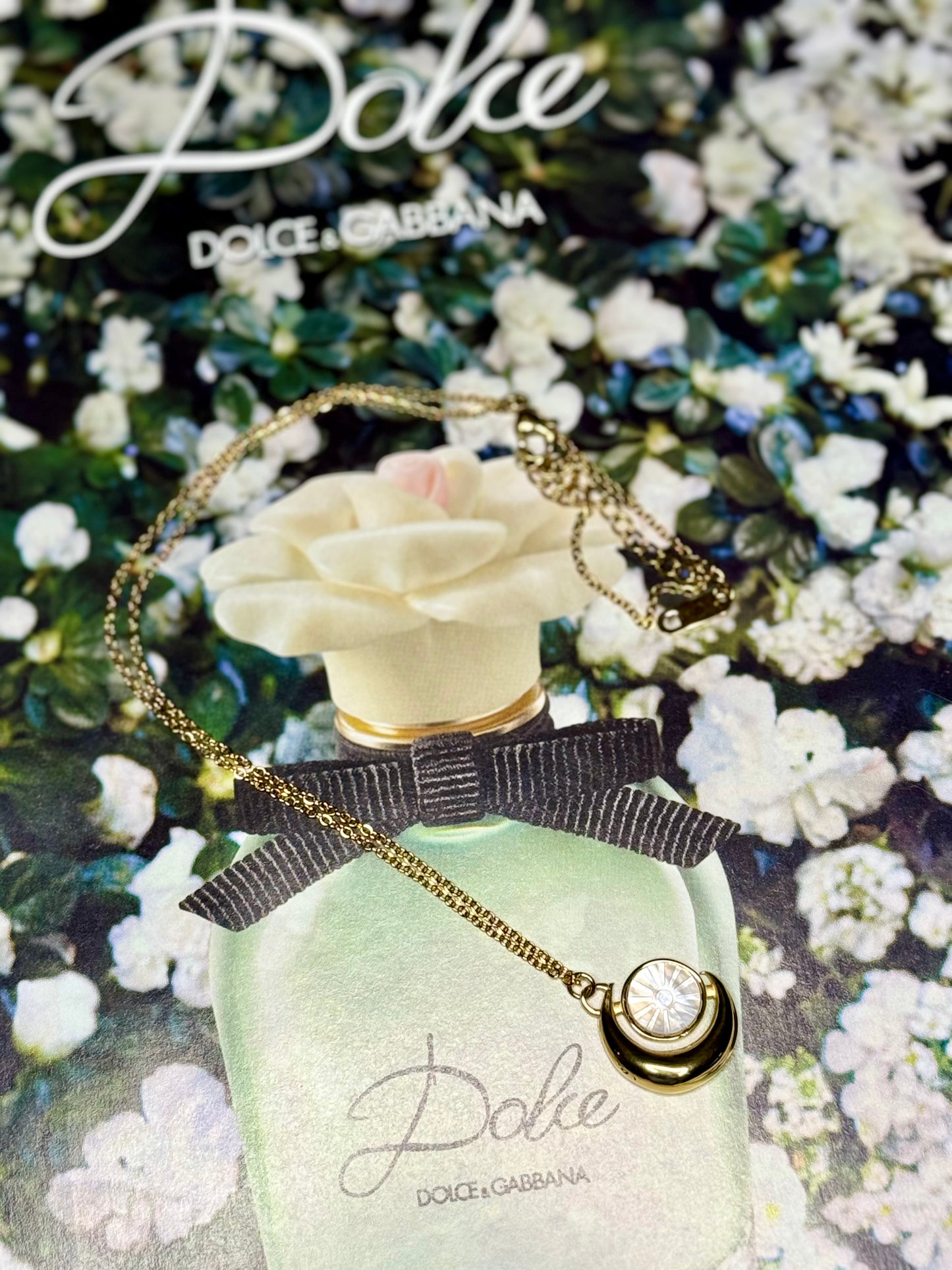 Gold Moonlit Necklace