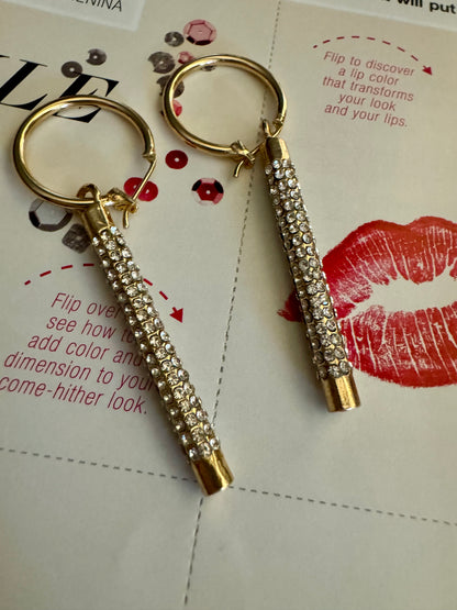 “Shine with Me” Small Hoop