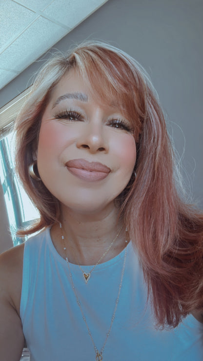 Corazon Gold Rhinestone Necklace