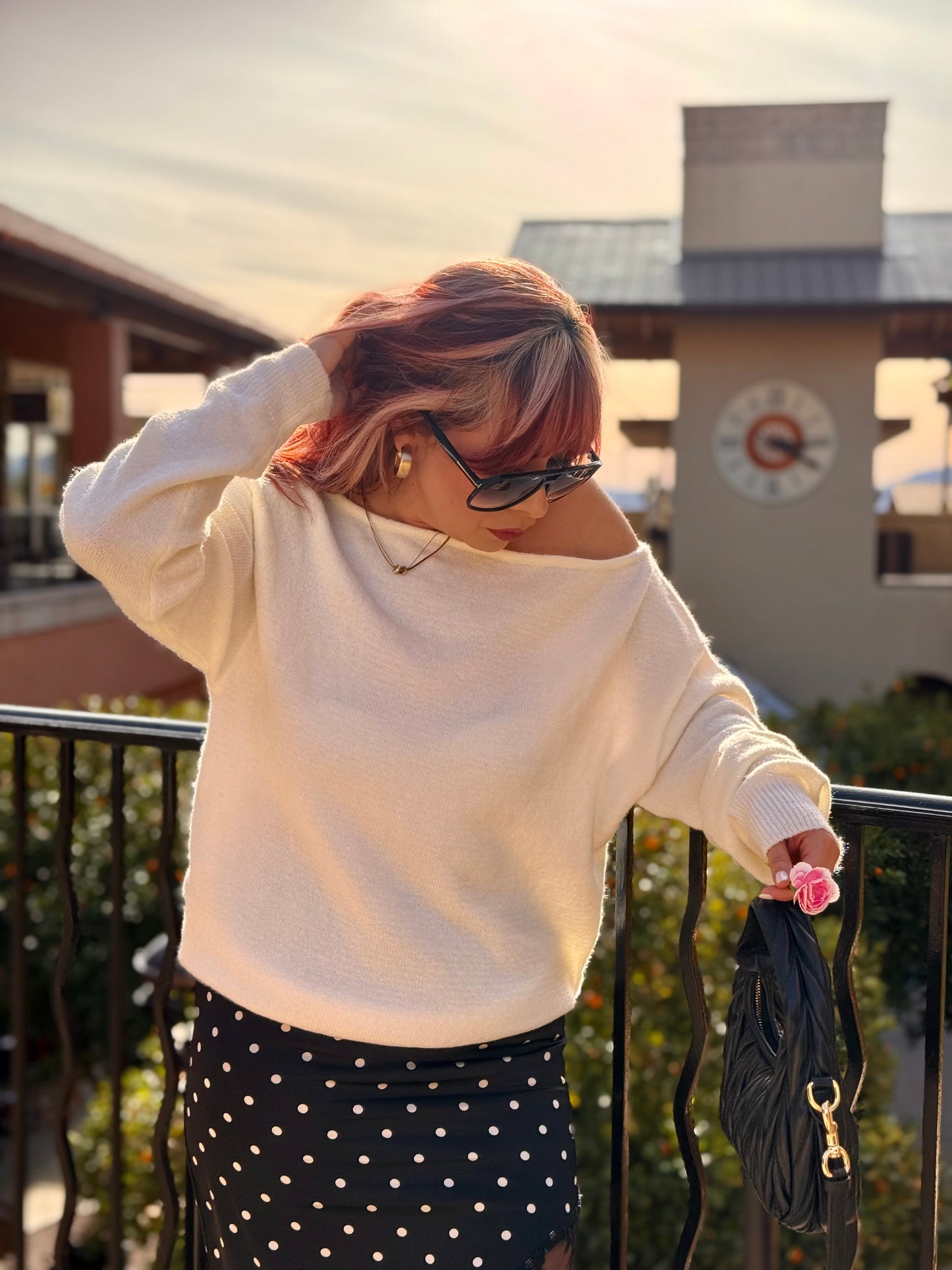 Creamy & Dreamy Knit Off Shoulder Sweater