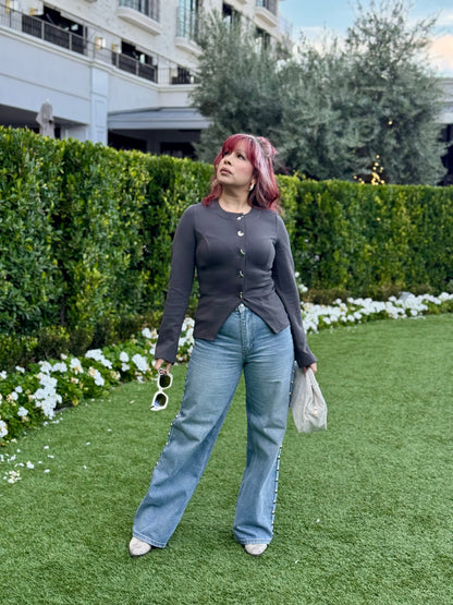 With Intention Charcoal Jacket