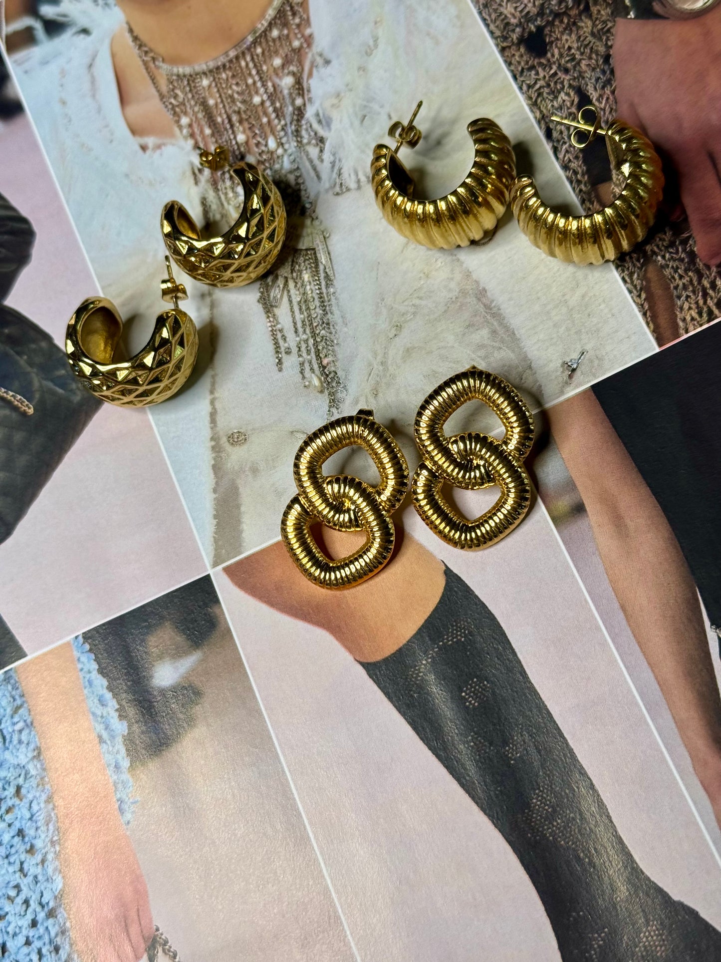 Locked In Gold Dipped Studs