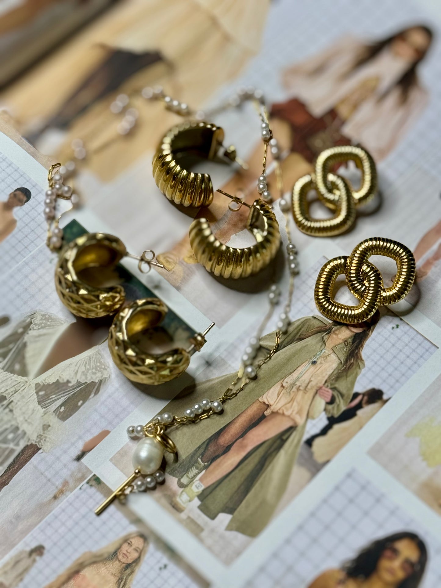 Locked In Gold Dipped Studs