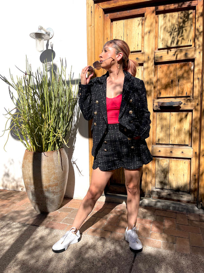 Note To Self Blazer Jacket & Short Set
