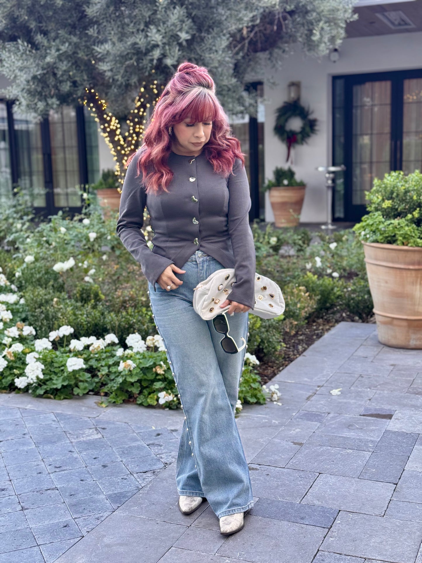 With Intention Charcoal Jacket