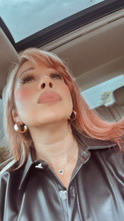 Corazon Gold Rhinestone Necklace