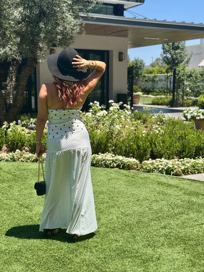 Coquetta Linda Polka Dot Halter Dress