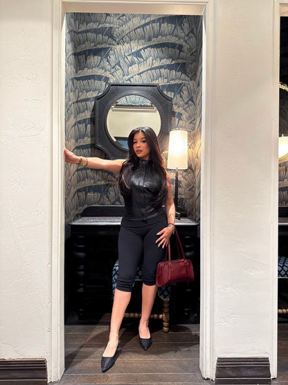 In Your Wildest Dreams Black Halter Top