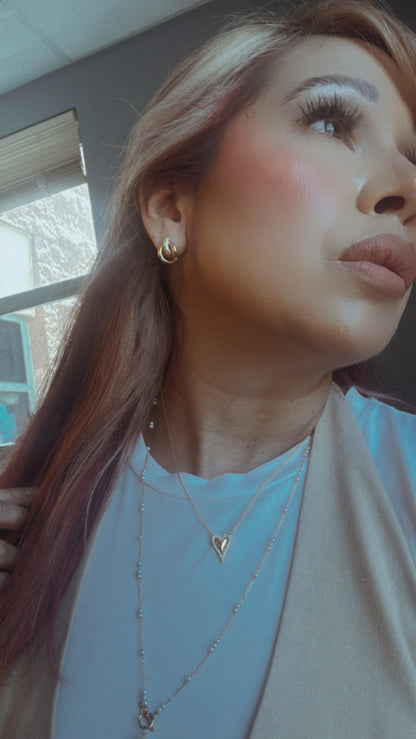 Ella Brilla Rhinestone Circle Studs