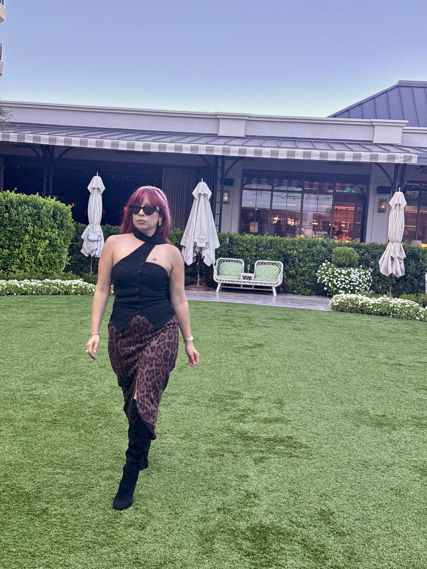 Untamed Leopard Midi Skirt