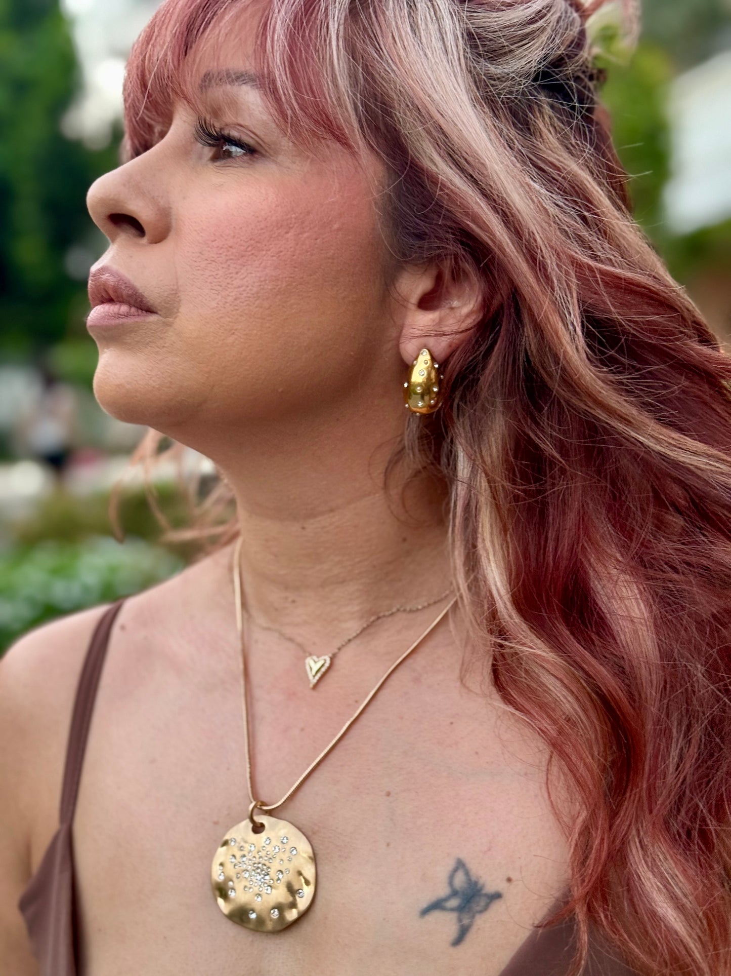 Stardust Medallion Necklace