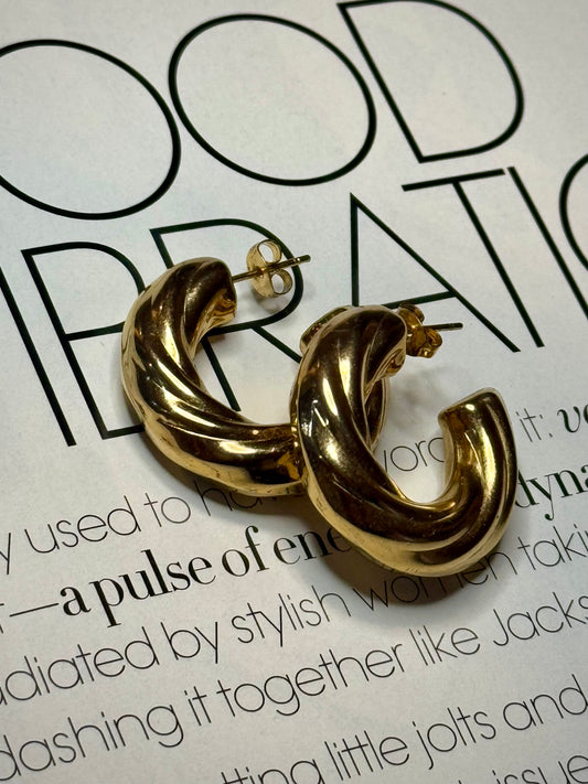 Adore Me Chunky Hoop Earrings