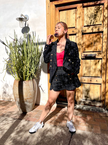 Note To Self Blazer Jacket & Short Set