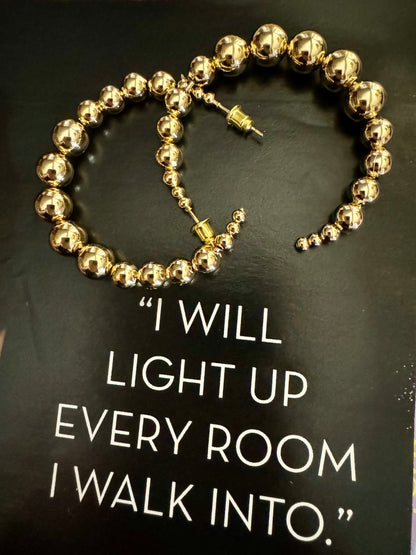 Bubbly Hoop Earrings