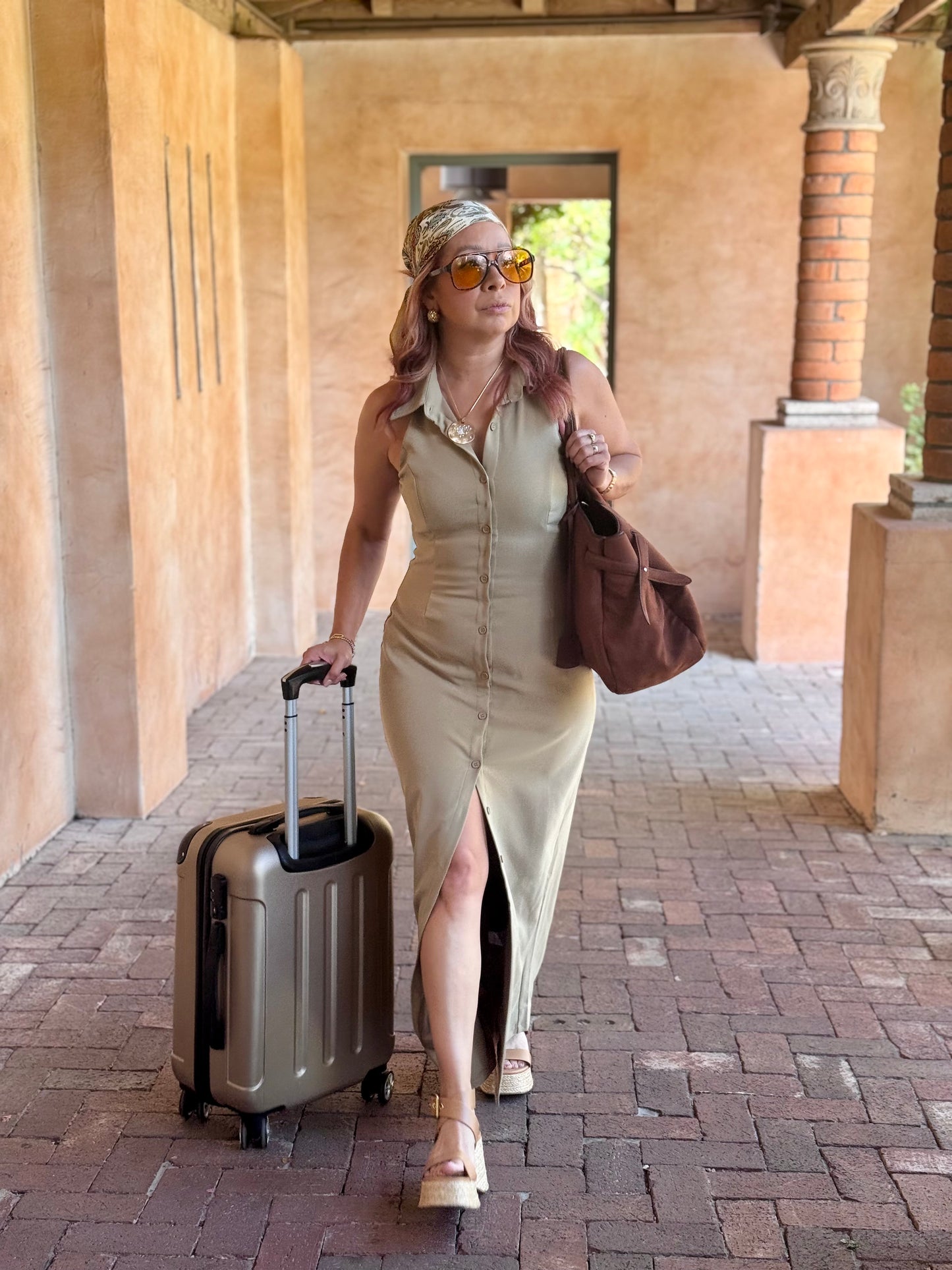 Worth The Wait Maxi Halter Dress