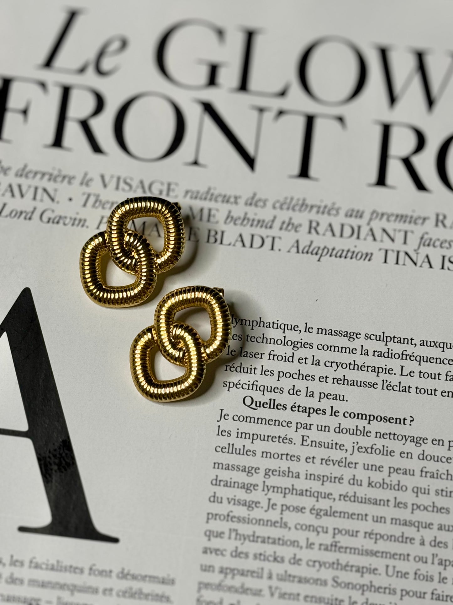 Locked In Gold Dipped Studs