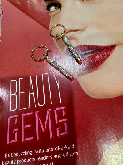 “Shine with Me” Small Hoop