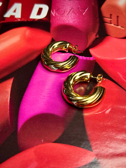 Adore Me Chunky Hoop Earrings