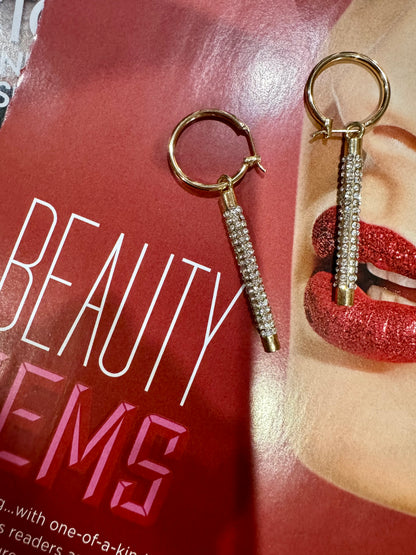 “Shine with Me” Small Hoop