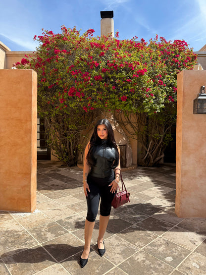 In Your Wildest Dreams Black Halter Top