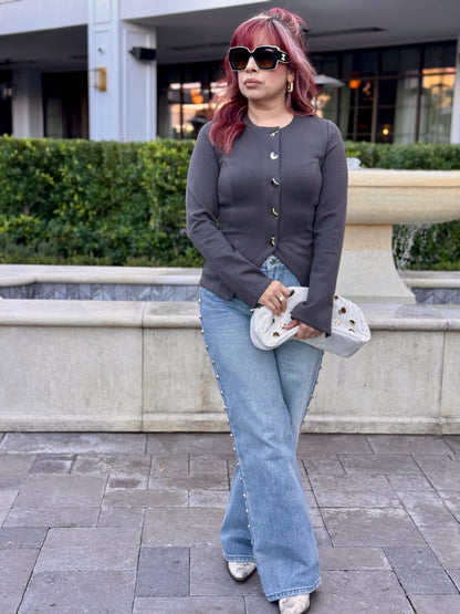 With Intention Charcoal Jacket