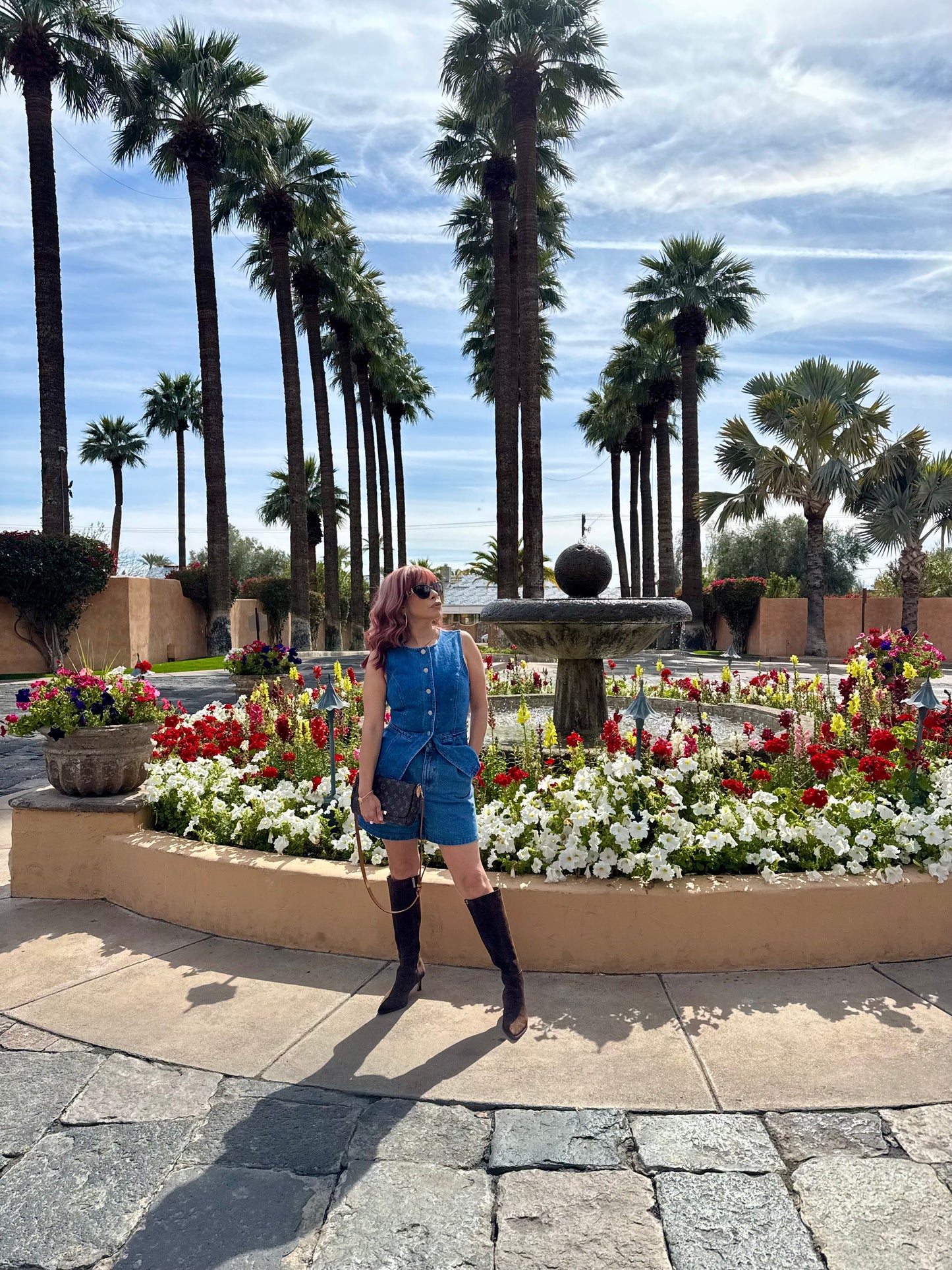 Denim A La Mode 2-Piece Vest Set