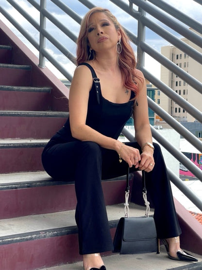 After Hours Black Corset 2-Piece Set